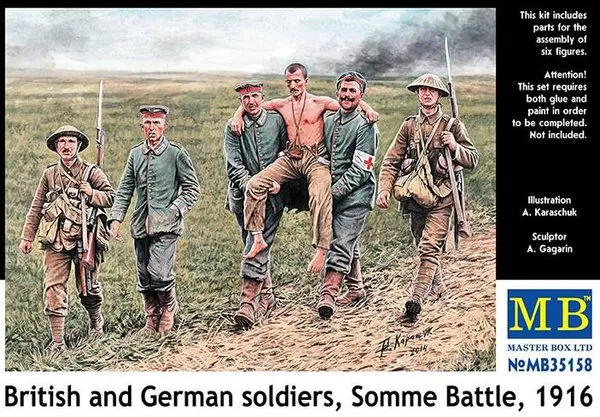 MasterBox - British and German soldiers,Somme Battle 